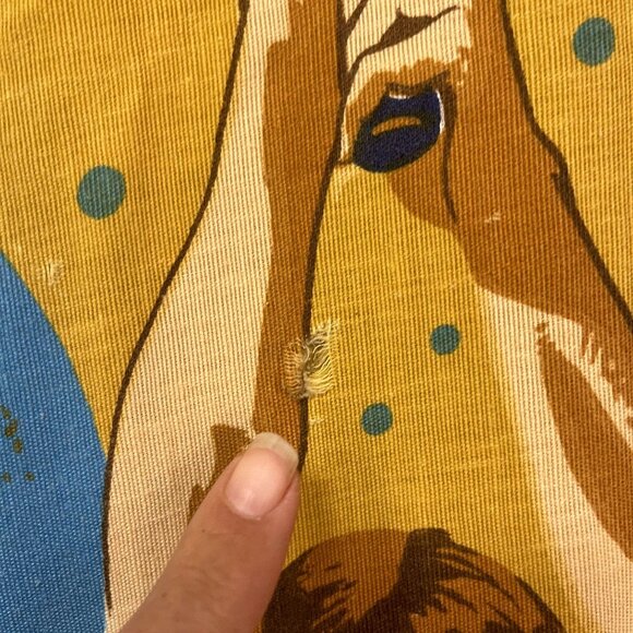 Vintage 1977 Star Wars "A New Hope" Sheet Fabric Twin Size Sears - Picture 8 of 9